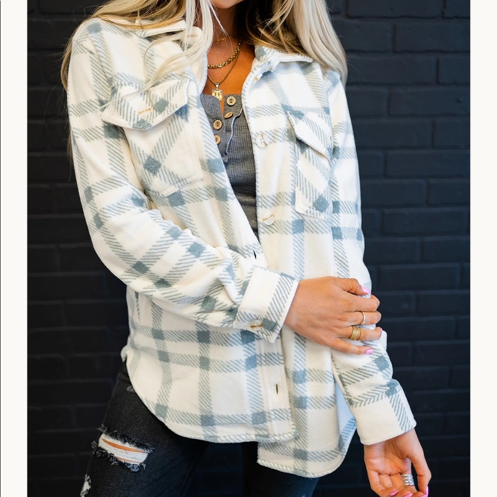 Thread & Supply Tullis Fleece Plaid Shacket